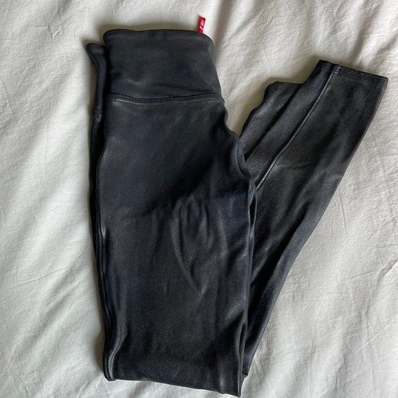 SPANX Shiny Full Length Leggings - Picture 1 of 2